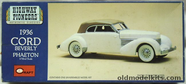 Minicraft 1/32 1936 Cord Beverley Phaeton ex-Highway Pioneers - (ex-Revell), 1507 plastic model kit